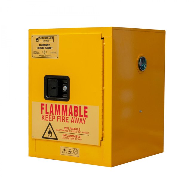 DURHAM MFG 1004M-50 Flammable Storage, 4 Gallon, Manual