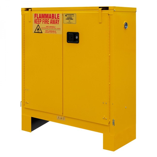 DURHAM MFG 1030SL-50 Flammable Storage, 30 Gallon, Self Close