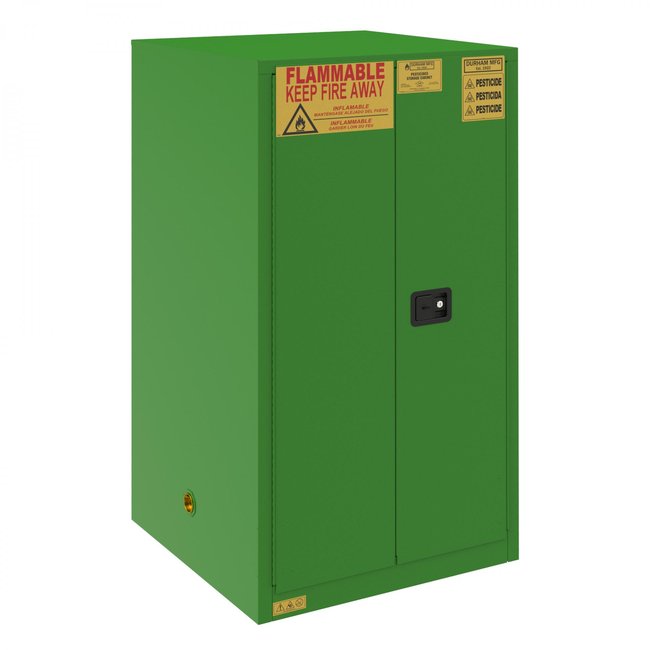 DURHAM MFG 1060M-83T Pesticide Storage Cabinet, 60 Gallon