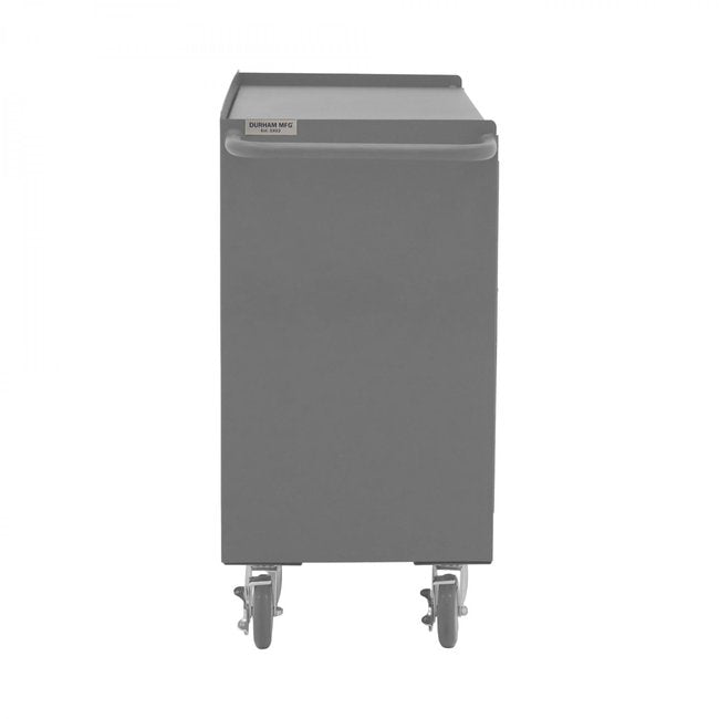 DURHAM MFG 2210A-LU-95 Mobile Bench Cabinet, 1 Shelf