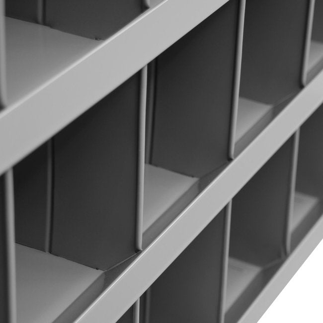 DURHAM MFG 349-95 9 in. Deep, 40 Opening Bin, Gray