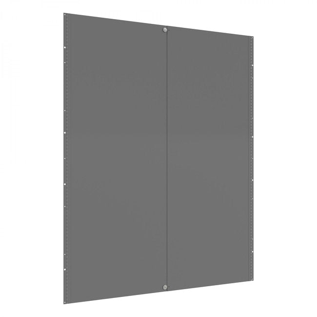 DURHAM MFG 365-95 Hinged Door Set For 42 in. High Bins, Gray