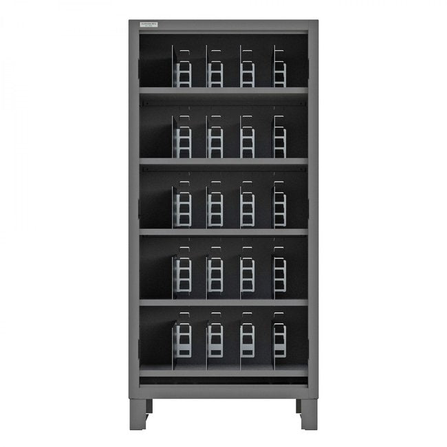DURHAM MFG 3702-5S-ND-95 Cabinet, 5 Shelves, 36 x 24 x 78, Gray