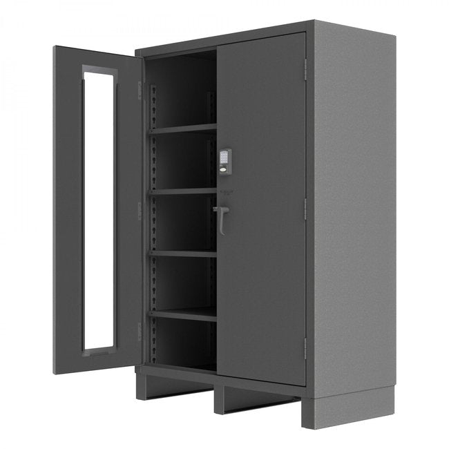 DURHAM MFG 3704CXC-BLP4S-95 Access Control Cabinet, 4 Shelves