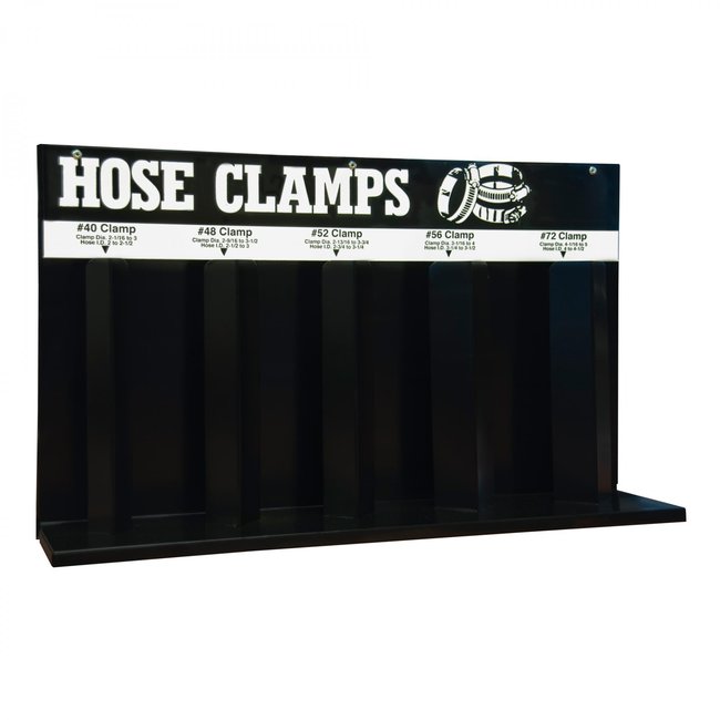 DURHAM MFG 904-08-S702 Hose Clamp Rack, 5 Loops