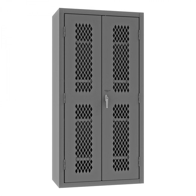 DURHAM MFG EMDC-361872-95 Ventilated Cabinet, 4 Shelves