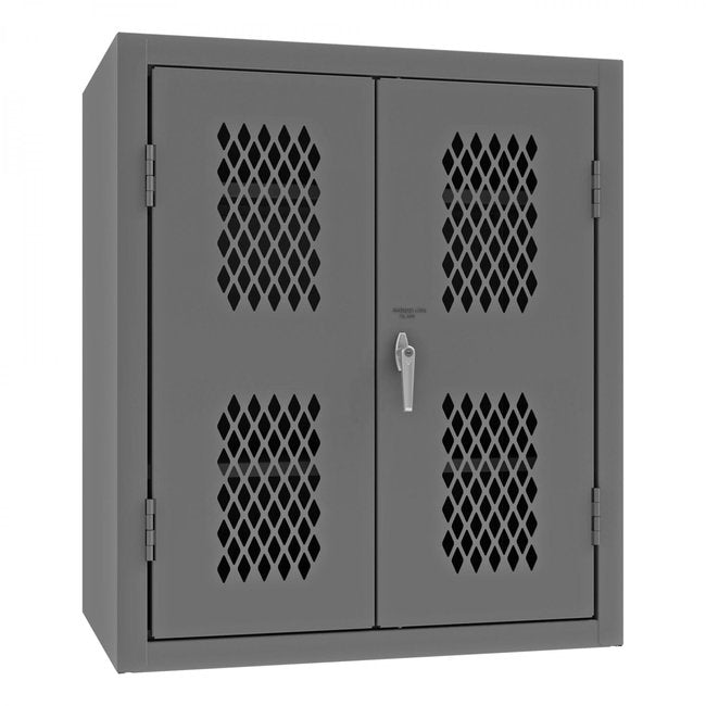 DURHAM MFG EMDC-362442-95 Ventilated Cabinet, 2 Shelves