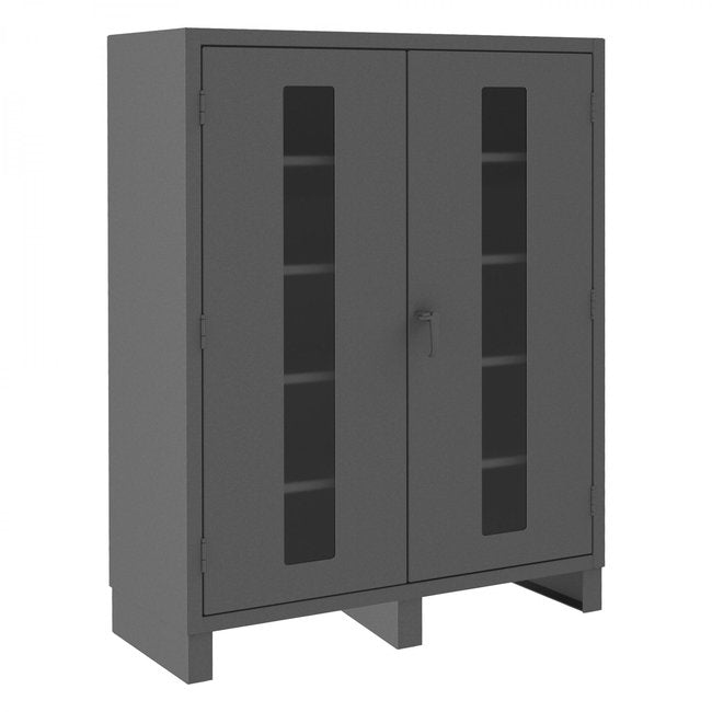 DURHAM MFG HDCC246078-4S95 Cabinet, Clearview Doors, 4 Shelves