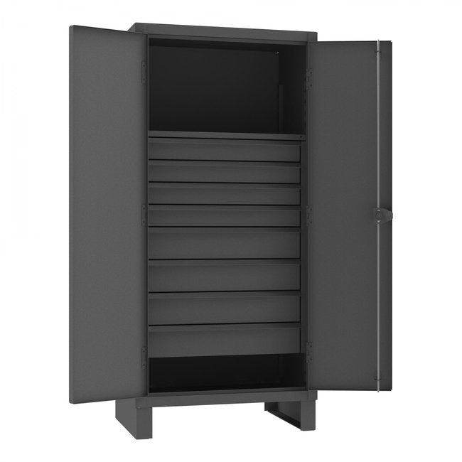 DURHAM MFG HDCD243678-8M95 Cabinet, 1 Shelf, 8 Drawers