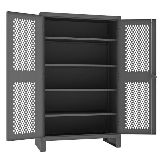 DURHAM MFG HDCV244878-4S95 Ventilated Cabinet, 4 Shelves