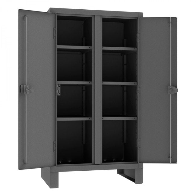 DURHAM MFG HDDS243666-6S95 Double Shift Cabinet, 6 Shelves