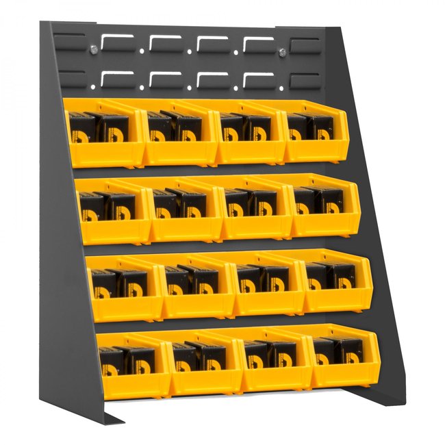 DURHAM MFG LPRSS-17.25X20-95 Free Standing, Louvered Panel Rack