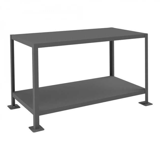 DURHAM MFG MT244830-2K295 MT Workbench, 2 Shelves, 24 x 48