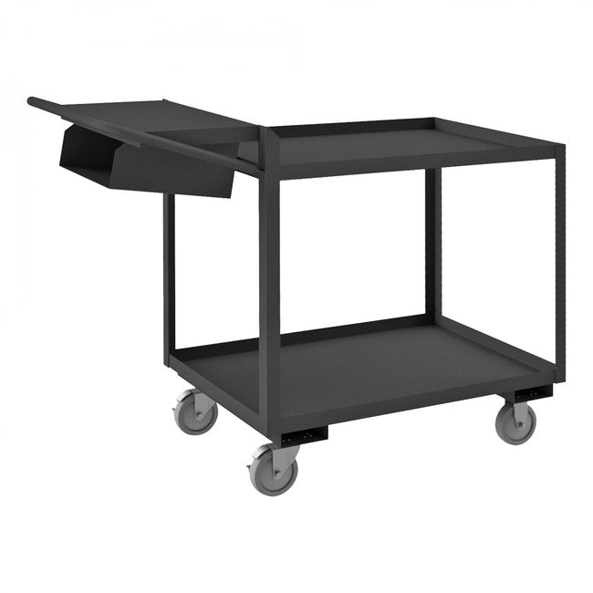 DURHAM MFG OPCPFS-2436-2-95 Order Picking Cart, Storage Pocket