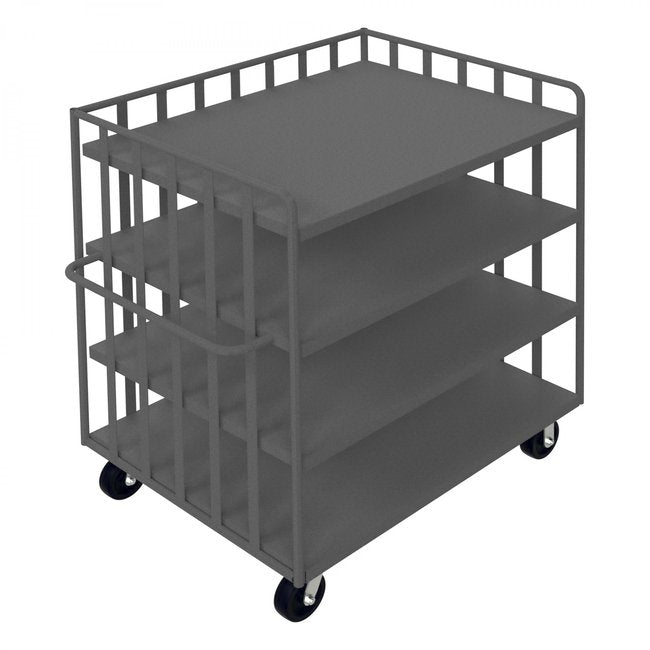 DURHAM MFG OPT-4836-4-6PH-95 Bulk Stock/Package Mover, 4 Shelves