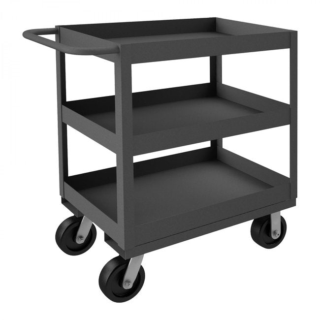 DURHAM MFG RSC3-1830-3-3.6K-95 Stock Cart, 3 Shelves, High Lip, 18 x 30