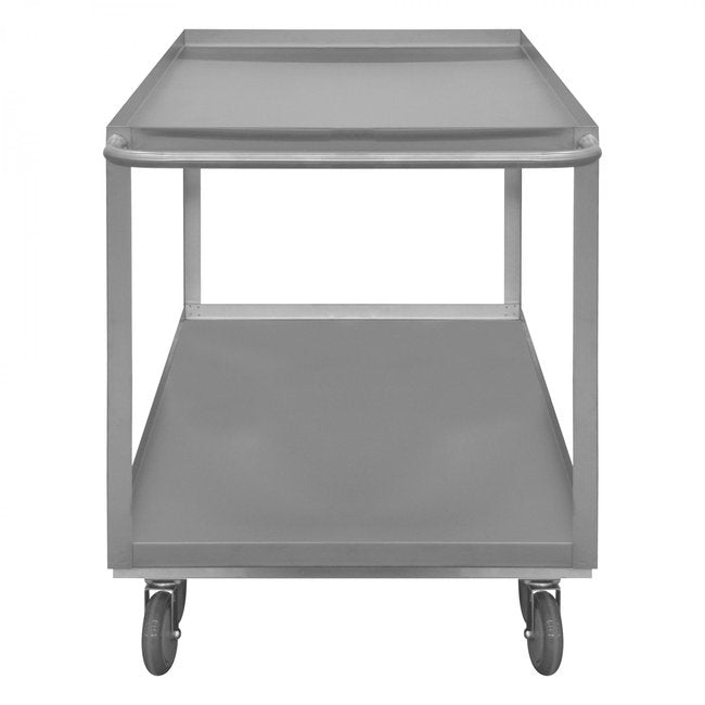 DURHAM MFG SRSC1624482ALU5PUS Stainless Steel Stock Cart, 2 Shelves