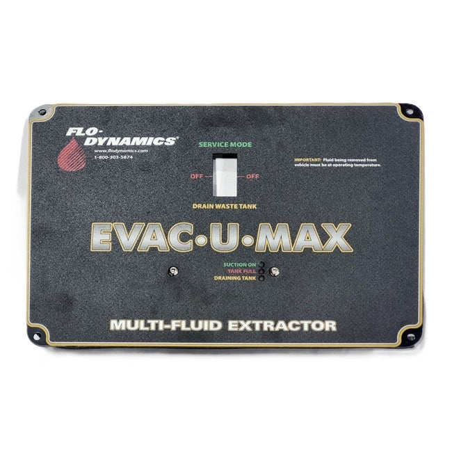 Flo-Dynamics 40100046 Control Board Assembly – Evacumax (PCB, Panel, Overlay Sticker, Tape & Fasteners)