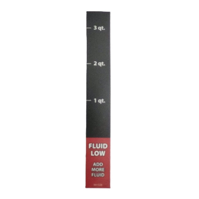 Flo-Dynamics 941528 Overlay Sticker – Fluid Measuring Strip, PSX3000