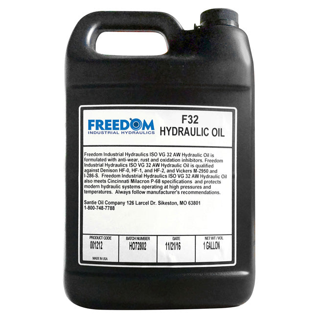 Freedom Hydraulics 1 Gallon, Iso32 Hydraulic Oil
