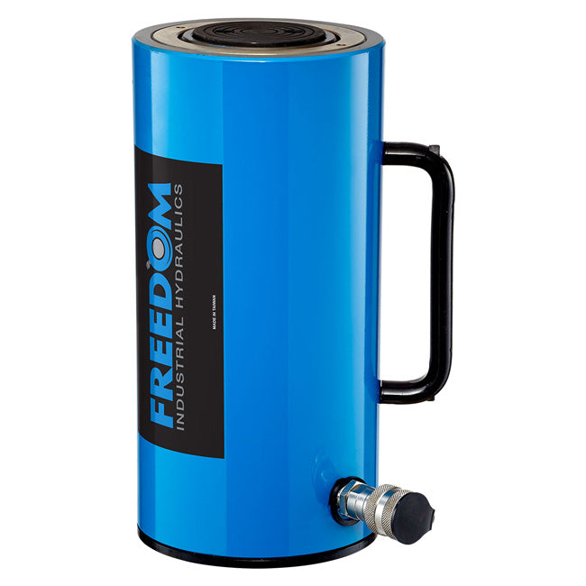 Freedom Hydraulics 100 Ton Single Acting Aluminum Cylinder, 6.00In. Stroke