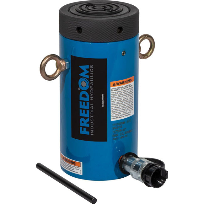 Freedom Hydraulics 50 Ton Locknut Cylinder, 6 In Stroke