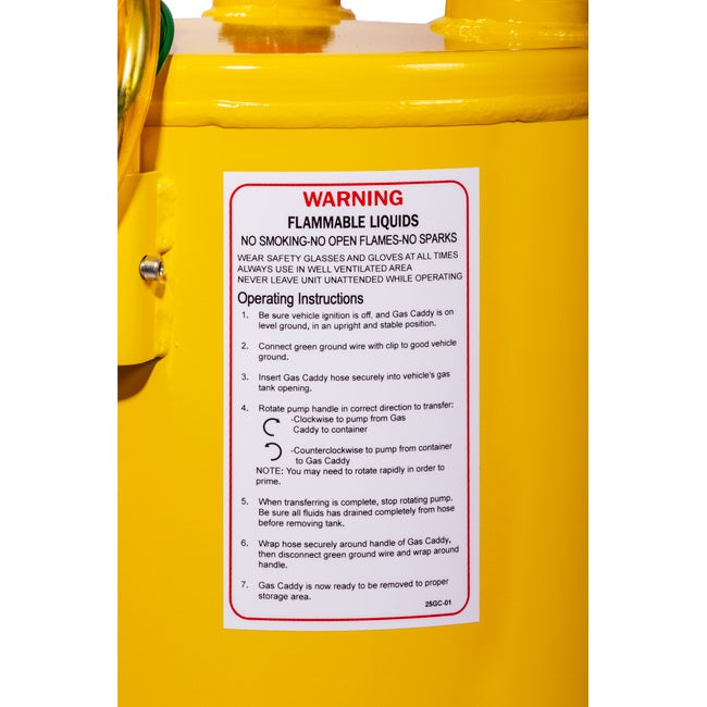 JohnDow 25-Gal. UL Listed Diesel Caddy P/N: FC-25DC