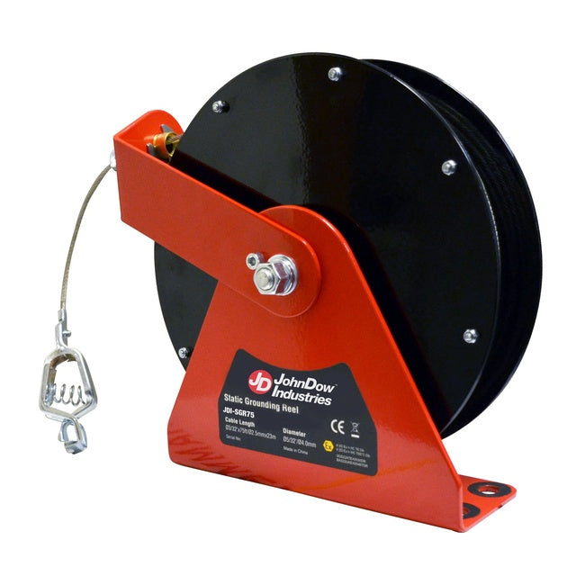 JohnDow Static Grounding Reel - 75 ft. P/N: JDI-SGR75