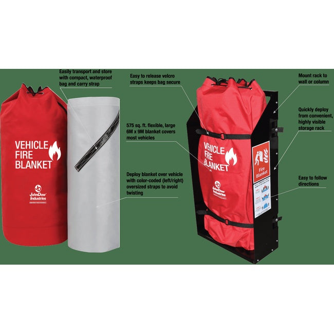JohnDow Vehicle Fire Blanket P/N: JDI-VFB1