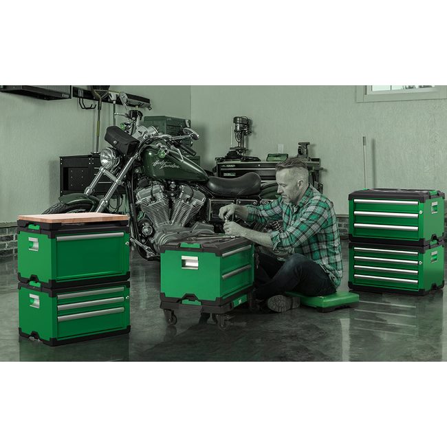 SK Tools SK03142 Modular Stackable Storage Toolbox, 3-Drawer 11