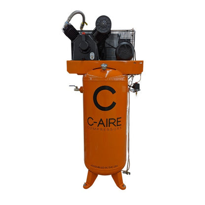 C-Aire 5 HP 60 Gallon Simplex Air Compressor PN K050V060 | K050H060 