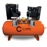 C-Aire 10 HP 240 Gallon Duplex Air Compressor PN A100D240 