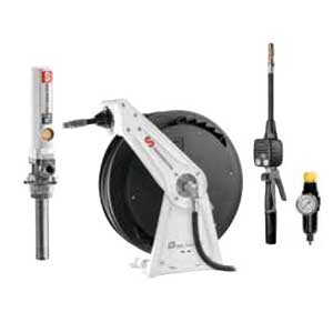 Samson 900 341 - PM2 3:1 Pump Package with Single Arm Hose Reel - Tire Equipment Supply