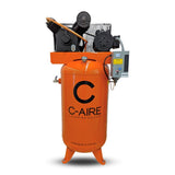 C-Aire 5 HP 80 Gallon Simplex Air Compressor PN K050V080 | K050H080 