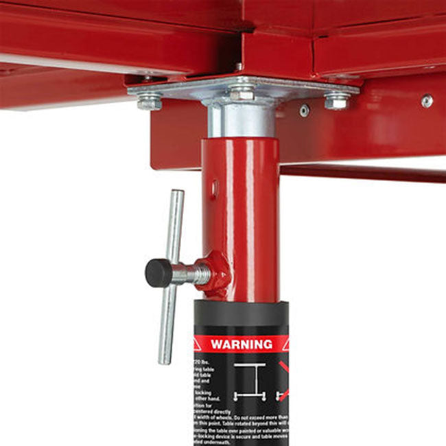 AFF 3998 Under-Hood Mobile Work Table | 220 lb Capacity for Automotive Tasks