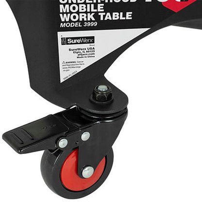 AFF 3999 Under-Hood Mobile Work Table | 100 lb Capacity | Durable & Adjustable