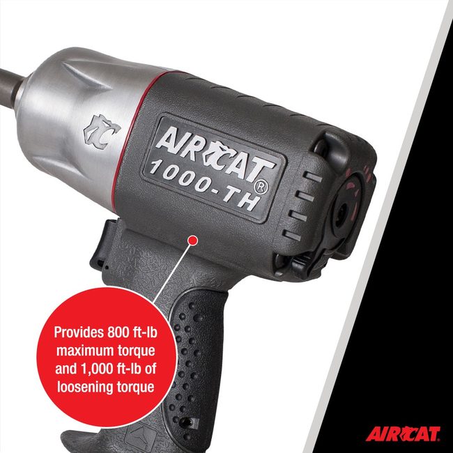 AIRCAT 1000 Th 2 1 2 Composite Impact Wrench With 2 Extended Anvil