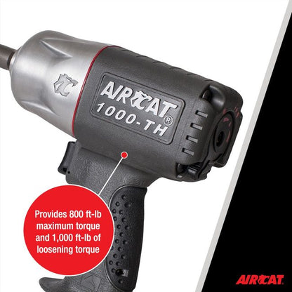 AIRCAT 1000 Th 2 1 2 Composite Impact Wrench With 2 Extended Anvil