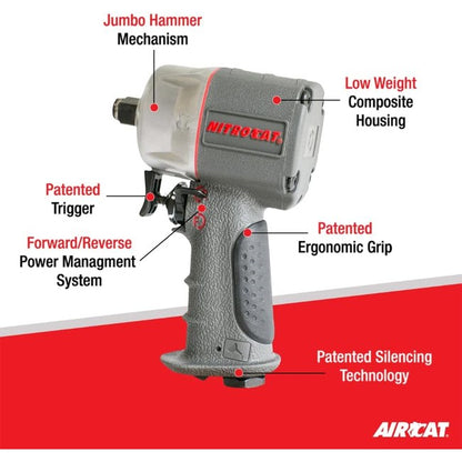 AIRCAT 1056 Xl 1 2 Nitrocat Composite Compact Impact Wrench