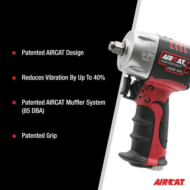 AIRCAT 1058 Vxl 1 2 Vibrotherm Drive Composite Compact Impact Wrench