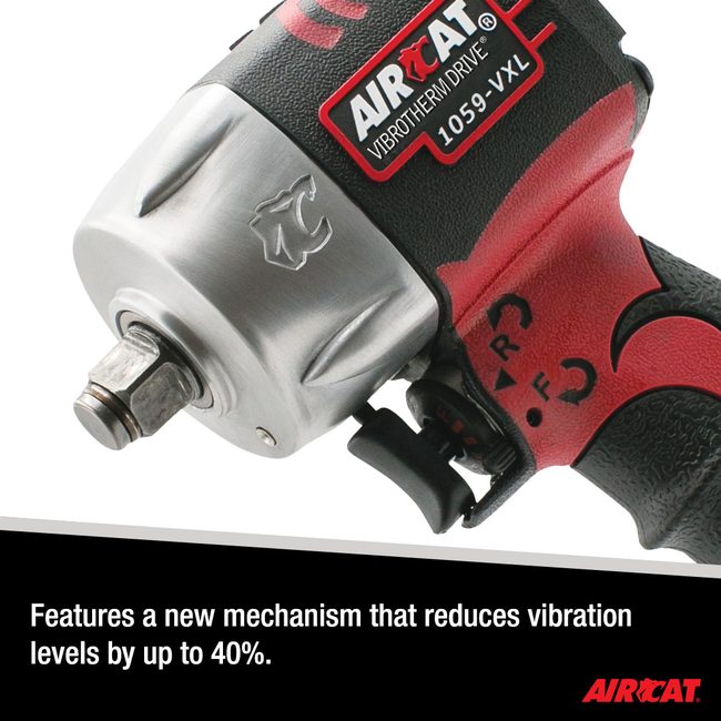 AIRCAT 1059 Vxl 3 8 Vibrotherm Drive Composite Compact Impact Wrench
