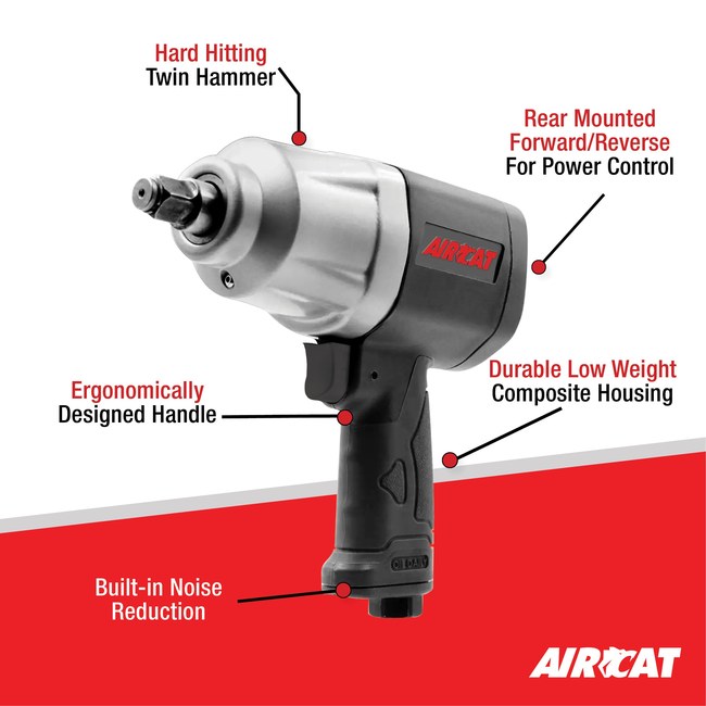 AIRCAT 1120 1 2 Composite Impact Wrench 5