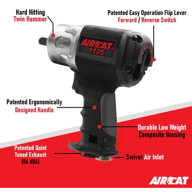 AIRCAT 1125 1 2 Composite Impact Wrench 3