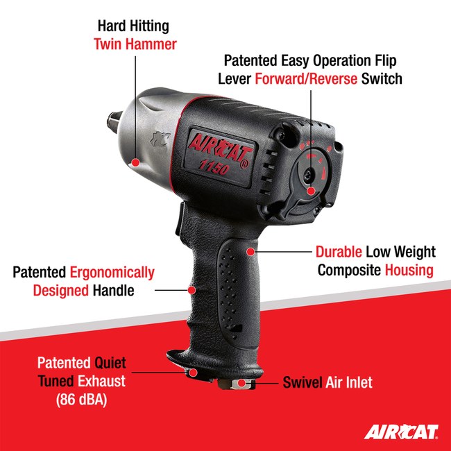AIRCAT 1150 1 2 Composite Impact Wrench 4