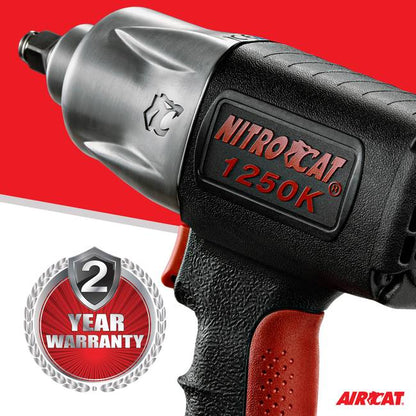 AIRCAT 1250 K 1 2 Nitrocat Composite Twin Clutch Impact Wrench