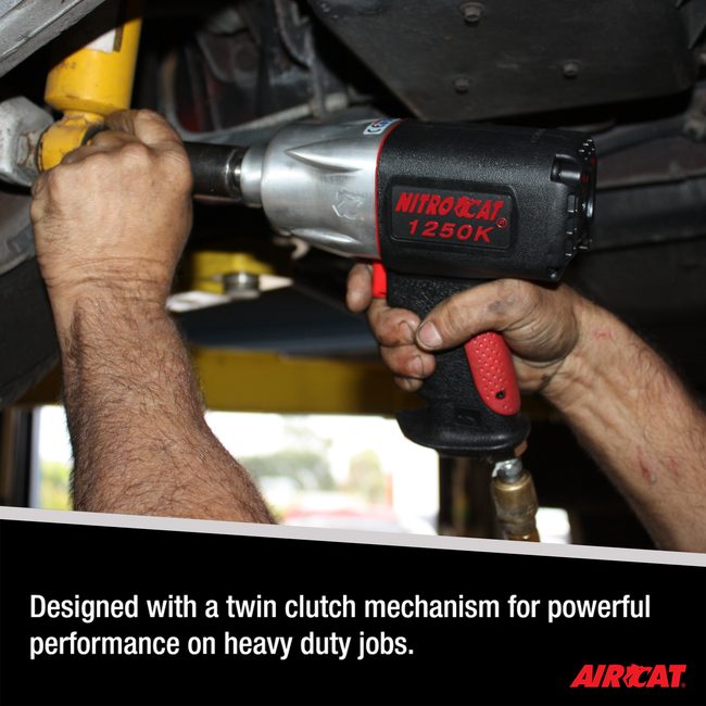 AIRCAT 1250 K 1 2 Nitrocat Composite Twin Clutch Impact Wrench