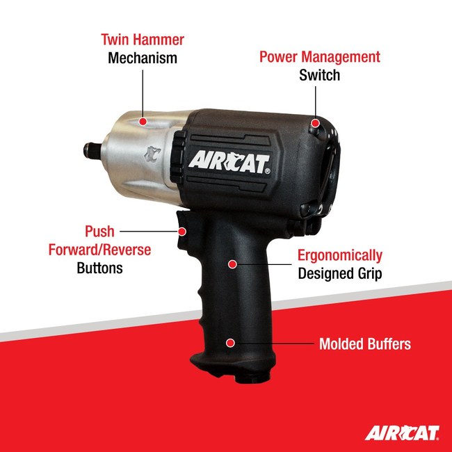 AIRCAT 1285 Xl 1 2 Composite Impact Wrench