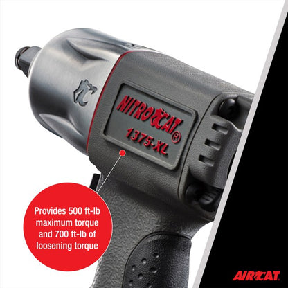 AIRCAT 1375 Xl 1 2 Nitrocat Composite Impact Wrench