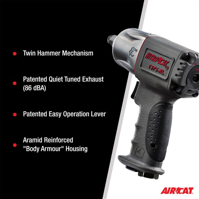 AIRCAT 1375 Xl 1 2 Nitrocat Composite Impact Wrench