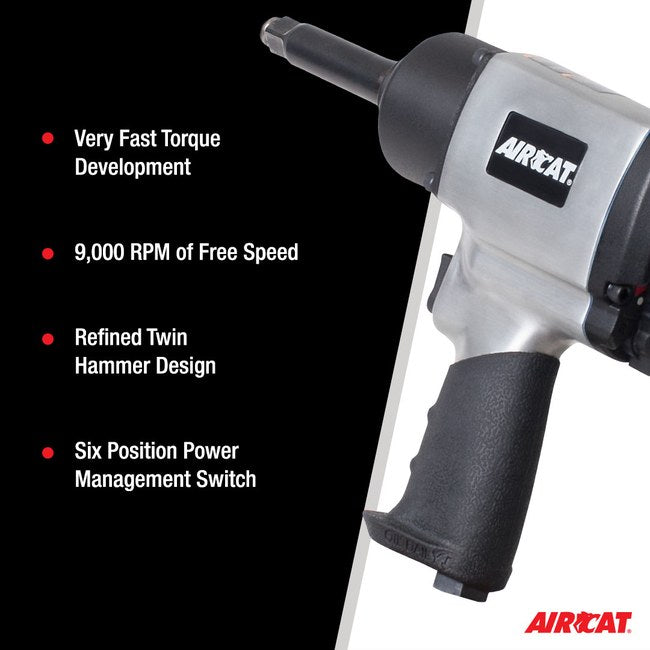 AIRCAT 1450 2 1 2 Impact Wrench With 2 Extended Anvil 2